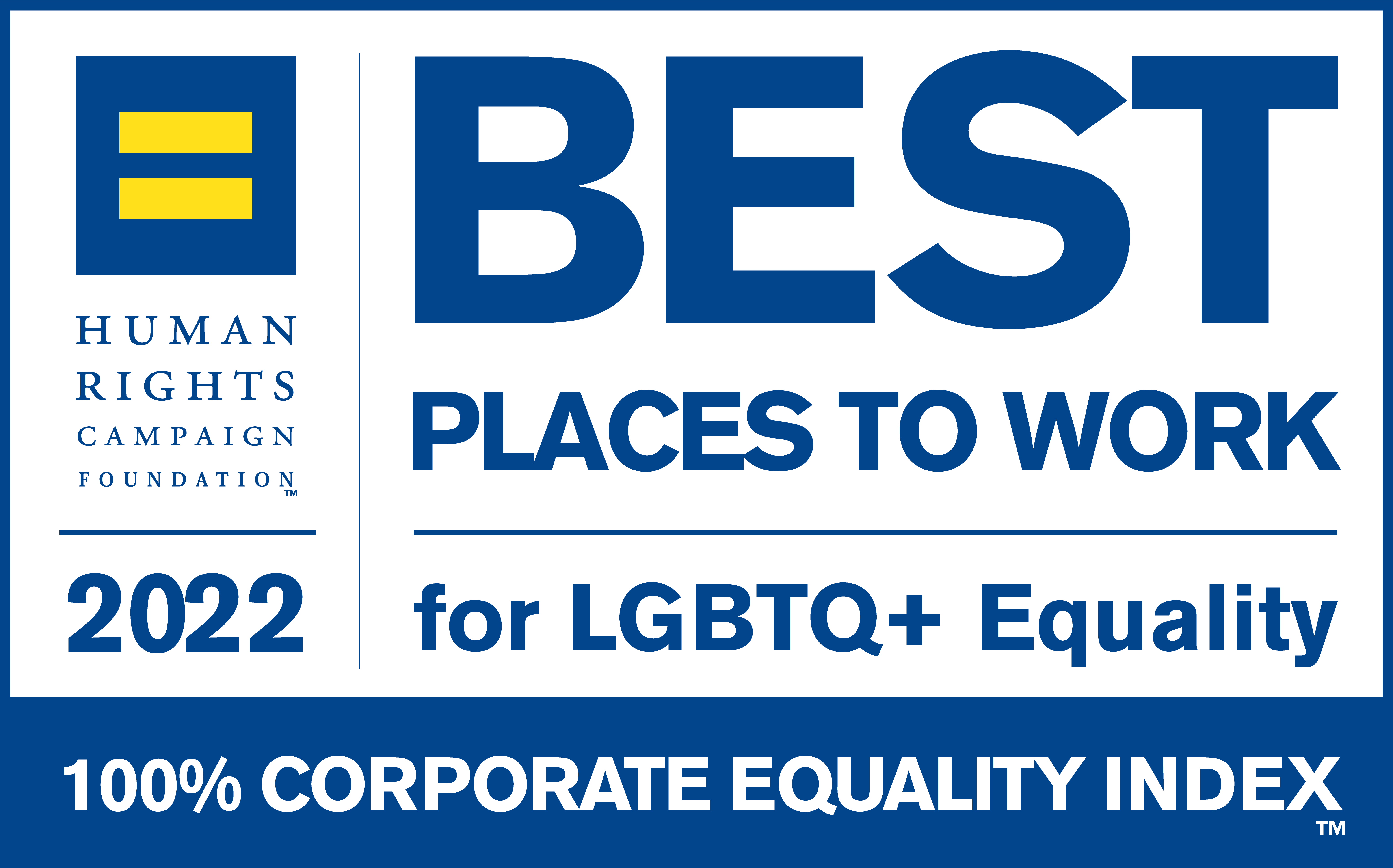 Best place to work for LGBTQ+ logo