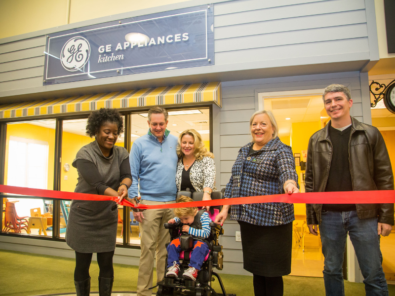 GE Appliances Kitchen Opens At Preschool For Visually Impaired Students 